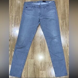 AG | Super Skinny Ankle Gray Wash Jeans. Size 30R